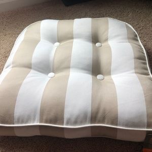 Pier 1 Dover Stripe Cushions in Bisque